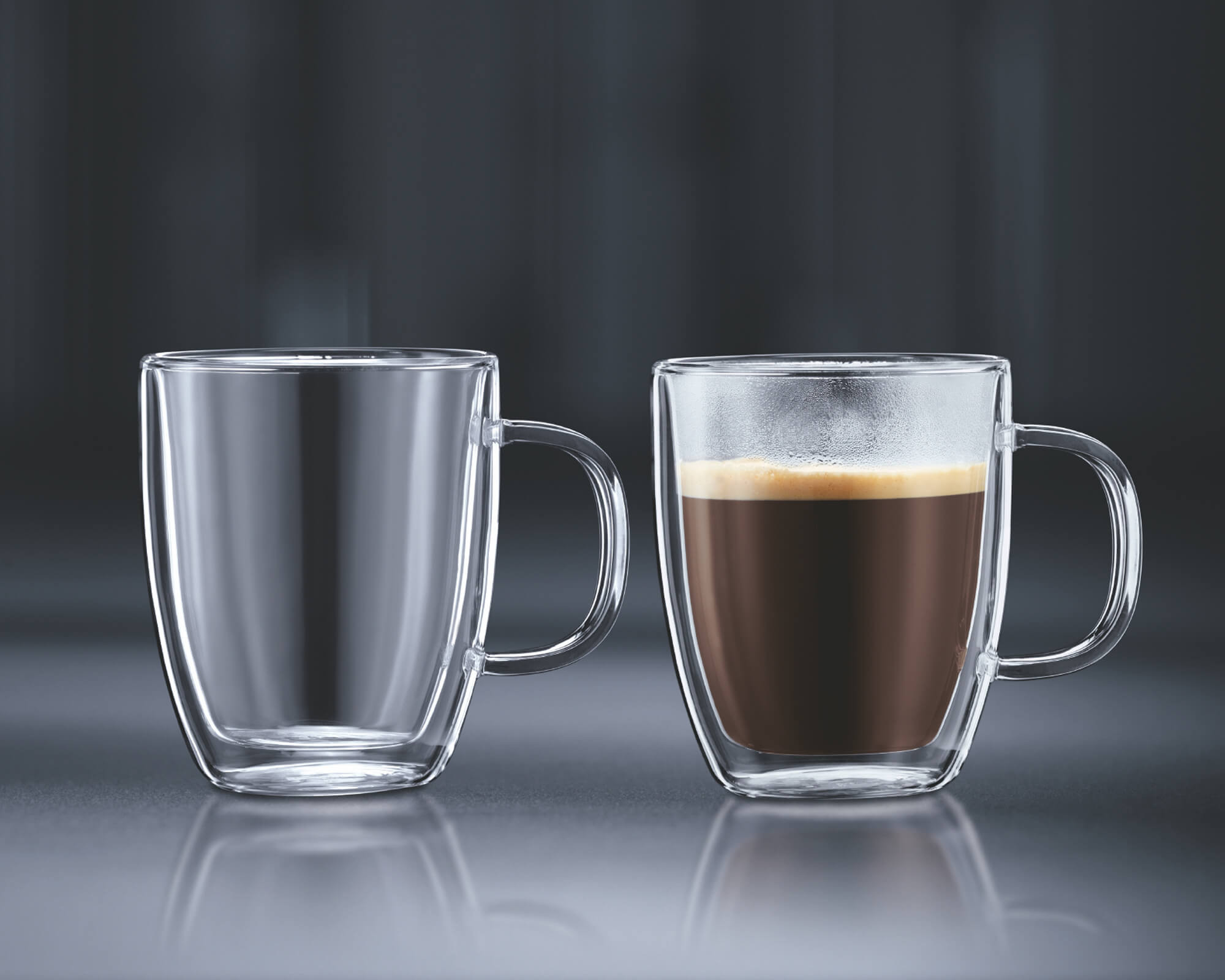 Coffret tasses à café BISTRO couleurs - Café en grain